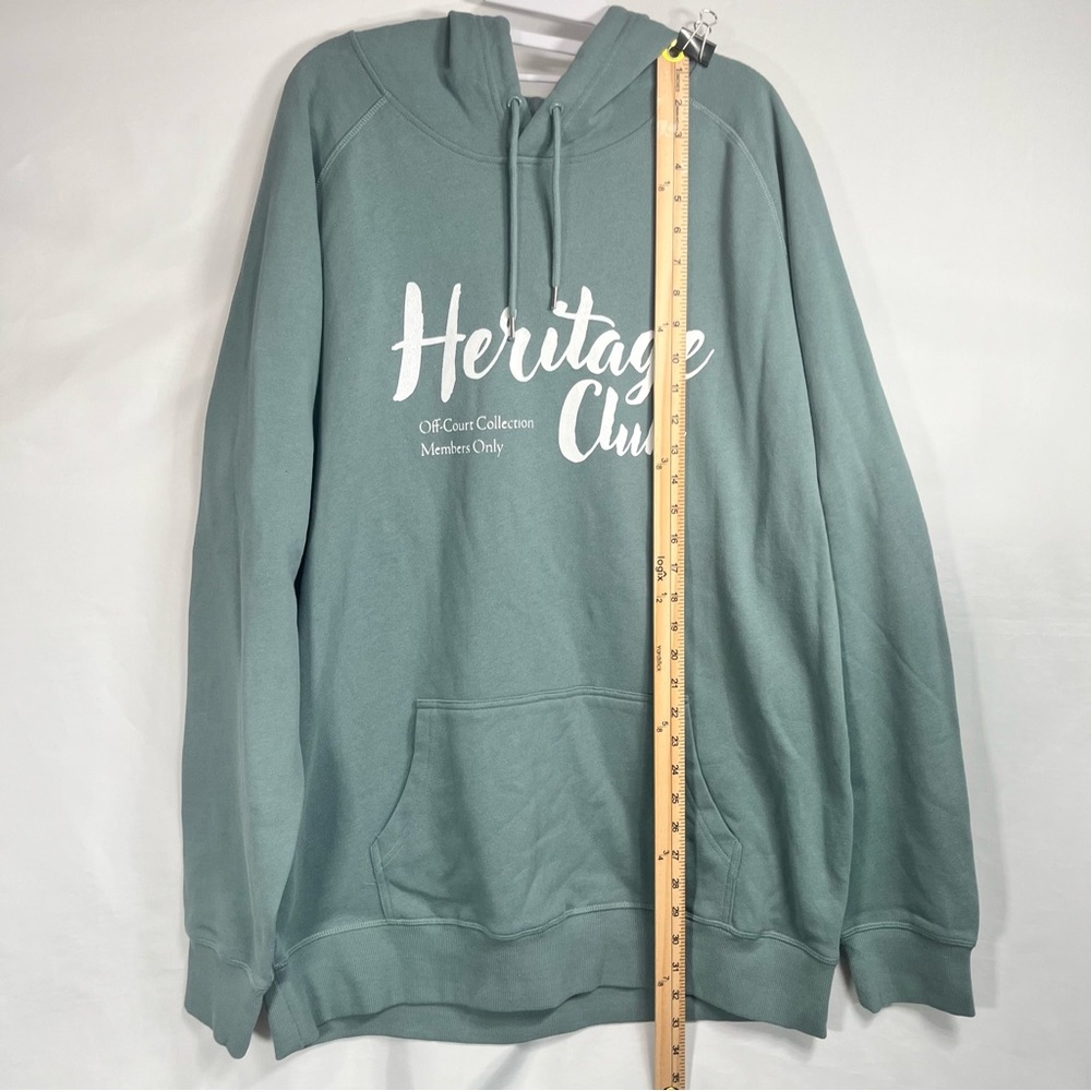 NWT Spark Heritage Club Men's 2X Greenish Color Off Court Collection Hoodie - Picture 3 of 6
